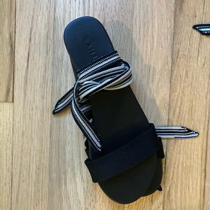 Rothy’s wrap sandals